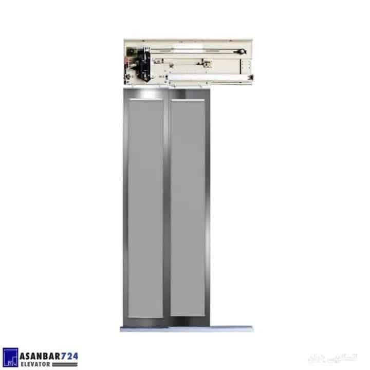 [HAA-00007] Automatic landing door, 80 left, telescopic, Yaran, cream powder-coated