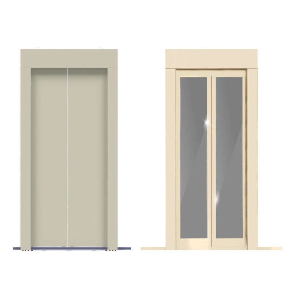 [HAA-00254] درب طبقه اتوماتیک سانترال بهران BZ100 800×2300 میلی‌متر دو لته